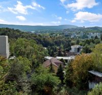 I PREDAJ Výnimočný 5izb. byt s veľkorysou terasou,Staré Mesto - Výhľad na zalesnené oblasti a budovy v Bratislava - Staré Mesto z ulice Bartókova.