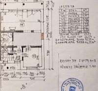5-izb. dvojpodlažný rodinný dom, Rovinka - Pôdorys prízemia rodinného domu s rozmermi a legendou miestností.