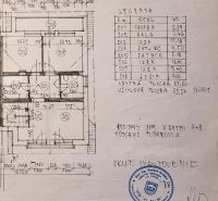5-izb. dvojpodlažný rodinný dom, Rovinka - Pôdorys podkrovia rodinného domu s miestnosťami a ich rozmermi, označený pečiatkou a podpisom.
