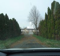OBJEKT na podnikanie - veľkoobchod, distribúcia, sklad - Príjazdová cesta lemovaná stromami v Meyre, vedúca k skladom a halám.