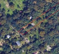 Záhrada s chatkou v tichej časti Košíc - Krásna, Šípková ul. - Letecká snímka zobrazujúca parcelu v oblasti Šípková, Záhrady, Košice - mestská časť Krásna.