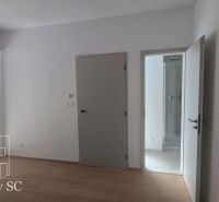 Okr. Senec - Tureň - NA PREDAJ nízkoenergetická novostavba - 4 izbový  - Interiér rodinného domu s podlahou s dreveným dekorom, dvere a vstavaná kúpeľňa.