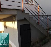 SENEC – SLNEČNÉ JAZERÁ JUH – NA PREDAJ - romantická rekreačná chata s  - Exteriér rodinného domu na Slnečných jazerách Juh v Senci so schodiskom a zábradlím.