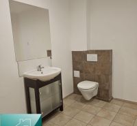 REZERVOVANÉ - SENEC – obchodný priestor - kancelária - salón, na Lichn - Kúpeľňové obchodné priestory s umývadlom a zaveseným WC, svetlé steny, dlažba.