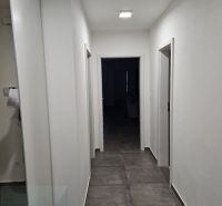 SENEC – NA PREDAJ - Novostavba, 4. izbový rodinný dom s parkovaním pre - Chodba v Rodinnom dome so svetlou stenou a šedou podlahou.