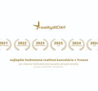 VÝRAZNÁ ZĽAVA novostavba s viacerými bytovými jednotkami - Ocenenia pre realitnú kanceláriu v Trnave za roky 2021-2024 na ulici Štúrova.