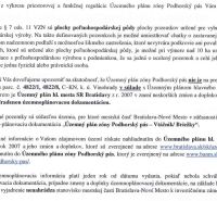 Na predaj stavebný pozemok Koliba, Sovia ulica - Text dokumentu sa zaoberá územným plánom zóny Podhorský pás v Bratislave, s dôrazom na pozemky, bývanie a poľnohospodársku pôdu.