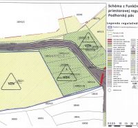 Na predaj stavebný pozemok Koliba, Sovia ulica - Plán z Podhorského pásu ukazuje pozemky na ulici Sovia pre bývanie, vrátane VZN lokalít.
