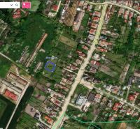 Na predaj slnečný stavebný  pozemok vhodný na výstavbu rd vo Vydranoch - Letecká mapa pozemkov na bývanie vo Vydranoch, vrátane parcelných čísel a budov.