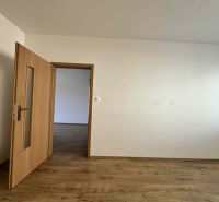 NA PREDAJ MODERNÝ 3-IZBOVÝ BYT S TERASOU V CENTRE DUNAJSKEJ STREDY – P - Izba v 3-izbovom byte s podlahou s dreveným dekorom a bielymi stenami.