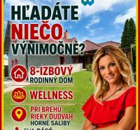 Zariadený 8i RD s wellness v Horných Salibách - Inzerát na 8-izbový rodinný dom v Horných Salibách s wellnessom.