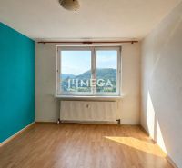 Na predaj 3 izbový byt s balkónom na Sidl.III v Humennom - Izba v 3-izbovom byte s podlahou s dreveným dekorom a výhľadom na krajinu.