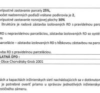 Pozemok vhodný na veľký RD Chorvátsky Grob 1.044m2 - Dokument o maximálnej zastavanosti parcely v oblasti Pozemky - bývanie.