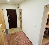 Na predaj 3 i byt 73 m2 s loggiou Partizánske – balkón, komora, špajza - Chodba v 3-izbovom byte so vstavanými skriňami a umývadlom s osvetlením.