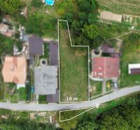 Stavebný pozemok v obci Medzianky – len 20 km od Prešova - Letecký pohľad na stavebný pozemok v Medziankach určený na bývanie.