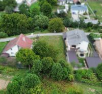 Stavebný pozemok v obci Medzianky – len 20 km od Prešova - Letecký pohľad na pozemky pre bývanie obklopené zeleňou v Medziankach.