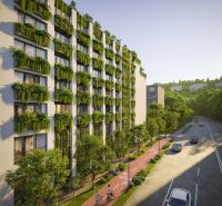 4 izbový penthouse 155m² | Greencorner | Bratislava-Nové mesto - Bytovka s vertikálnymi záhradami na Račianskej v Bratislave - Nové Mesto.