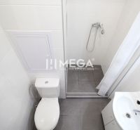 Na predaj garsónka na Sokolovskej ulici v meste Humenné - Kúpeľňa v rekreačnom apartmáne s toaletou, sprchou a umývadlom.