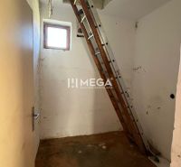Na PREDAJ - Dom s krásnym pozemkom v Zbudskej Belej - Rebrík vedie na povalu v rodinnom dome s podlahou s dreveným dekorom.