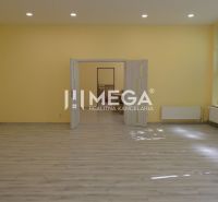 PREDAJ POLYFUNKČNÉHO OBJEKTU na ul. Fraňa Kráľa MICHALOVCE - Interiér obchodných priestorov so svetlými stenami a podlahou s dreveným dekorom.