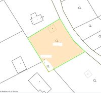 Na predaj útulná záhrada v Košiciach, MČ Krásna, Šípková ul. - Mapa pozemkov na Šípkovej ulici v časti Záhrady, Košice - mestská časť Krásna.