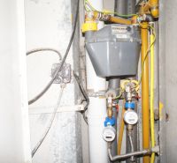 3-izb. byt, Lackova ul., Karlova Ves, veľká lodžia, 7 p./10 - Plynomer a vodomery v 3-izbovom byte.