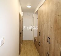 NA PRENÁJOM -  Zariadený 2 izbový byt s balkónom, Dobrianského, Humenn - Chodba s podlahou s dreveným dekorom a vstavanými skriňami v 2-izbovom byte.