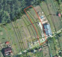 STAVEBNÝ POZEMOK ŠVOŠOV  - Letecký pohľad na pozemky určené na bývanie v Švošove.
