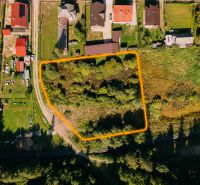 Pozemok pre výstavbu rodinných domov 3250 m2, Čierny Balog - Jánošovka - Letecká snímka pozemkov na bývanie v Čiernom Balogu na Švermovej ulici.