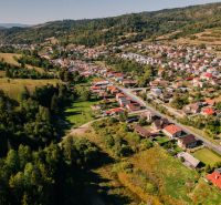 Pozemok pre výstavbu rodinných domov 3250 m2, Čierny Balog - Jánošovka - Letecký pohľad na Pozemky - bývanie v Čiernom Balogu na ulici Švermova.