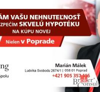 Svetlý a teplý 2-izbový byt s balkónom v centre Spišskej Novej Vsi (52 - Reklama na realitné služby a hypotekárne poradenstvo, kontaktné údaje a fotografia muža.