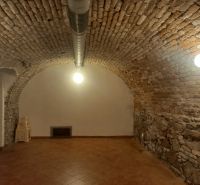 Na predaj obchodný priestor, 88,54 m2, Staré Mesto - pešia zóna. - Klenutý strop v obchodných priestoroch s tehlovou stenou a keramickou podlahou.