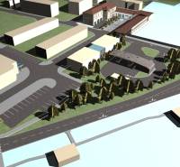 predaj, pozemky pre bytovú výstavbu, CENTRO Čierna Voda - vizualizácia
