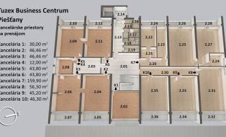 TUZEX Business centrum - kancelárske priestory na prenájom