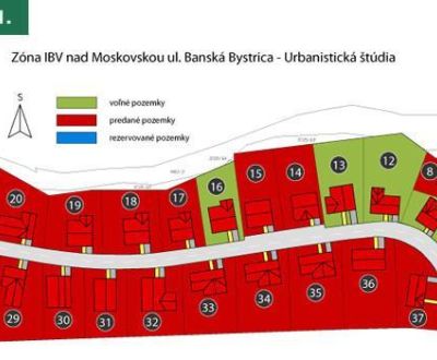 Stavebný pozemok na predaj Moskovská, Banská Bystrica vypredané