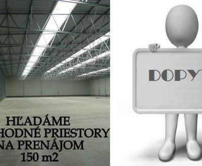 SENICA • HĽADÁME • OBCHODNÉ PRIESTORY • 500 a viac • NA PRENÁJOM 