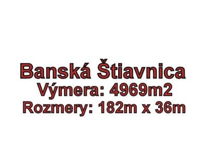 BANSKÁ ŠTIAVNICA, pozemok 4969m2