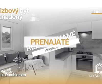PRENAJATÉ | 2i BYT, ZARIADENÝ aj KRÁTKODOBO
