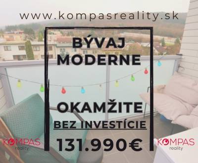 PREROBENÝ A ZARIADENÝ 2-IZB. BYT S LODŽIOU BEZ INVESTÍCIE