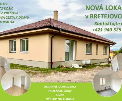 Súkromná rezidencia: Dokončený 4-izbový rodinný dom v Bretejovciach