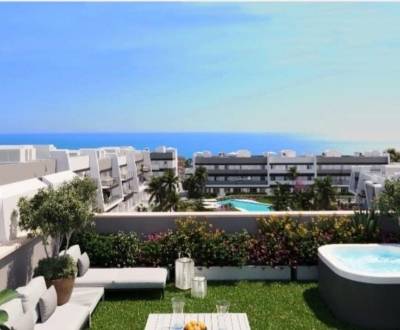 Nový moderný apartmán, 700m od pláže, Gran Alacant, Španielsko