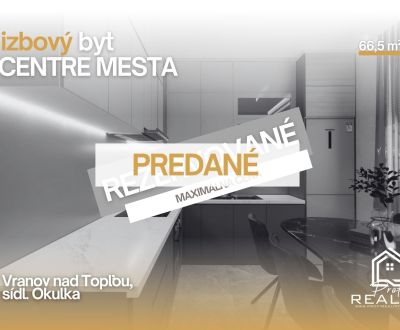 PREDANÝ | Zrekonštruovaný 3i byt 66,5 m², sídl. Okulka