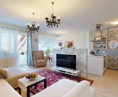 Veľkometrážny romantický 3,5 izbový byt s 2x terasou+zimná záhrada PK