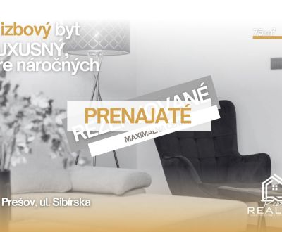 PRENAJATÝ | LUXUSNÝ, 3i byt pre NÁROČNÝCH s parkingom!