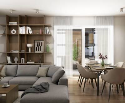 NOVOSTAVBA - 4 IZBOVÝ BYT S PRIESTRANNOU TERASOU (26m2), VIVA PARK 