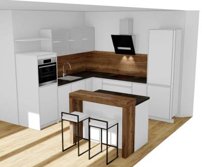 2 izbový byt v nadštandartnom projekte ZWIRN, kuchyňa v cene bytu