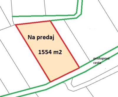 Znížená cena.Na predaj rekreačný pozemok 1554 m2 Horné Srnie