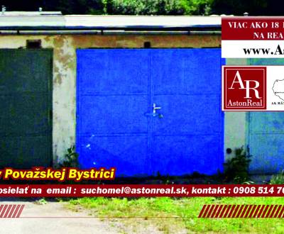 AstonReal hľadá pre klienta čistú, priestrannú garáž v P. Bystrici
