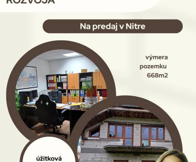 500m2 pre vaše podnikanie a bývanie pod jednou strechou v Nitre 