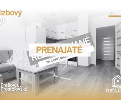 PRENAJATÝ | Zariadený, zrekonštruovaný 2i byt, sídl. III PO 